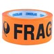 TAPE PRINTED CUMBERLAND 7188 FRAGILE FLUOROESCENT ORANGEBLACK 48MMX66M PK6