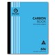 BOOK CARBON 606 FEINT RECORD DUPLICATE 250X200MM