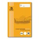 NOTEBOOK NSW PRIMARY STUDENT TUDOR 250X175MM 4MM DOUBLE RULED  GUIDELINES OLD GOLD 32PG NP4G3