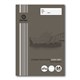 NOTEBOOK NSW PRIMARY STUDENT TUDOR 250X175MM 10MM SINGLE RULED DARK GREY 64PG NP106