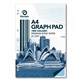 PAD GRAPH OLYMPIC A4 1MM SQUARES 25LEAF GH125