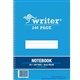 NOTEBOOK SPIRAL WRITER A4 8MM RULED WITH MARGIN 240PG WB595A