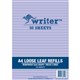 PAPER REFILL LOOSE LEAF WRITER A4 2MM GRAPH 50 SHEETS NP6030