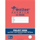 BOOK PROJECT WRITER PREMIUM 330X245MM PLAIN18MM SOLID RULED WITH MARGIN 64PG KEY EB6520