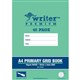 BOOK GRID WRITER PREMIUM A4 PRIMARY GRID 5X10MM 48PG PAINT BRUSH EB6528
