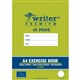 BOOK EXERCISE WRITER PREMIUM A4 25MM SOLID RULED WITH MARGIN 48PG UMBRELLA EB6531