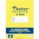 BOOK EXERCISE WRITER PREMIUM A4 QLD RULED YEAR 34 WITH MARGIN 96PG SEA SHELL EB6535
