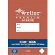 BOOK STORY WRITER PREMIUM 330X240MM TOP 12 PLAIN BOTTOM 12 14MM SOLID RULED WITH MARGIN 64PG CAP EB6548