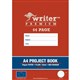 BOOK PROJECT WRITER PREMIUM A4 PLAIN8MM RULED WITH MARGIN 64PG APPLE EB6569