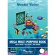 BOOK EXERCISE MEGA WONDER WRITER 330X240MM 8MM RULED WITH MARGIN 64PG WONDER 2 EB6581