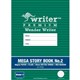 BOOK MEGA STORY WONDER WRITER 330X240MM NO2 PLAIN10MM DOTTED THIRDS WITH MARGIN 64PG WONDER 4 EB6583