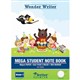 BOOK STUDENT NOTE BOOK MEGA WONDER WRITER 330X240MM QLD YEAR 2 RULED WITH MARGIN 64PG WONDER 7 EB6586