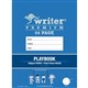 BOOK PLAYBOOKPROJECT WRITER PREMIUM 330X240MM PLAIN14MM SOLID RULED WITH MARGIN 64PG SWINGS EB6597