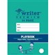 BOOK PLAYBOOKPROJECT WRITER PREMIUM 330X240MM PLAIN24MM SOLID RULED WITH MARGIN 64PG SEESAW EB6599