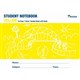 NOTEBOOK PRIMARY STUDENT NSW WRITER 175X240MM 10MM DOUBLE RULED WITH GUIDELINES 32PG YELLOW WB90700