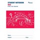 NOTEBOOK PRIMARY STUDENT NSW WRITER 250X175MM 12MM SINGLE RULED 64PG RED WB91100