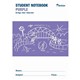 NOTEBOOK PRIMARY STUDENT NSW WRITER 250X175MM 10MM GRID 64PG PURPLE WB91700