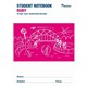 NOTEBOOK PRIMARY STUDENT NSW WRITER 250X175MM 6MM DOUBLE RULED WITH GUIDELINES 32PG RUBY WB91800