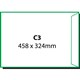 ENVELOPE C3 458X324MM PS POCKET HEAVY WHITE XRAY BX250