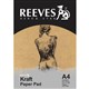 DRAWING PAD REEVES 0012850 A4 110GSM KRAFT 50SHEET