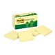 POST IT NOTES 76X76MM 654RP YELLOW RECYCLED 100SHT