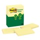 POST IT NOTES 76X127MM 655RP YELLOW RECYCLED 100SHT PK12