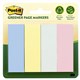 PAGE MARKERS POST IT 100 RECYCLED 6714RPA 23X73MM PASTEL ASSORTED
