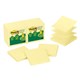 POSTIT NOTES POPUP R330RP12YW 76X76MM RECYCLED CANARY YELLOW