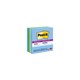 POST IT NOTES LINED SUPER STICKY 101X101MM 6756SST BORA BORA PK6