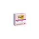 POST IT NOTES LINED SUPER STICKY 101X101MM 6756SSNRP RECYCLED BALI ASSORTED PK6