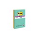 POST IT NOTES LINED SUPER STICKY 101X152MM 6603SSMIA MIAMI 90SHEETPAD PK3