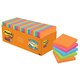 POST IT NOTES 76X76MM 65424SSAUCP SUPER STICKY CABINET PACK RIO DE JANEIRO ASSORTED PK24