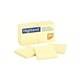 NOTES REPOSITIONABLE HIGHLAND 6549 76X76MM YELLOW PK12 PADS 100 NOTES PER PAD