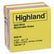 NOTES REPOSITIONABLE HIGHLAND 65495A 73X73MM ASSORTED COLOURS