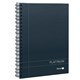 NOTEBOOK SPIRAL SPIRAX A5 401 PLATINUM EXECUTIVE BLACK 200PG