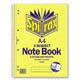 NOTEBOOK SPIRAL SPIRAX A4 596 5 SUBJECT 240PG