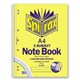 NOTEBOOK SPIRAL SPIRAX A4 596C 5 SUBJECT COLOUR 250PG