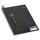 NOTEBOOK SPIRAL ACCOHIDE A4 STANDARD BLACK 120PG