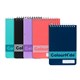 NOTEBOOK SPIRAL COLOURHIDE 1715499H POCKET 77X112MM 96PG ASSORTED