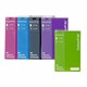 NOTEBOOK SPIRAL COLOURHIDE 1715799H REPORTER 127X200MM 200PG ASSORTED
