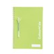 NOTEBOOK SPIRAL COLOURHIDE 1719401H A4 120PG GREEN