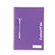NOTEBOOK SPIRAL COLOURHIDE 1719419J A4 120PG PURPLE