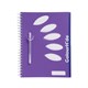 NOTEBOOK SPIRAL COLOURHIDE 1719619 A4 5 SUBJECT 250PG PURPLE