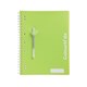 NOTEBOOK SPIRAL COLOURHIDE 1716604H A4 LECTURE 200PG GREEN