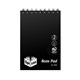 NOTEBOOK SPIRAL SPIRAX PP POCKET 77X112MM P560 96PG BLACK