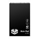 NOTEBOOK SPIRAL SPIRAX PP REPORTERS 127X200MM P563A 200PG BLACK