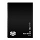 NOTEBOOK SPIRAL SPIRAX PP A4 P595 120PG BLACK