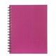 NOTEBOOK SPIRAL SPIRAX 511 A5 HARDCOVER PINK
