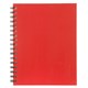 NOTEBOOK SPIRAL SPIRAX 512 A4 HARDCOVER RED