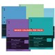 NOTEBOOK SPIRAL LECTURE PROTEXT A4 8MM RULED 200PG PP COVER NB2052 MIX PK10